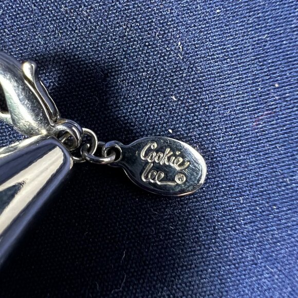 Cookie Lee Multistrand Turquoise & Silver Beaded Necklace With Lobster Clasp - Picture 3 of 3